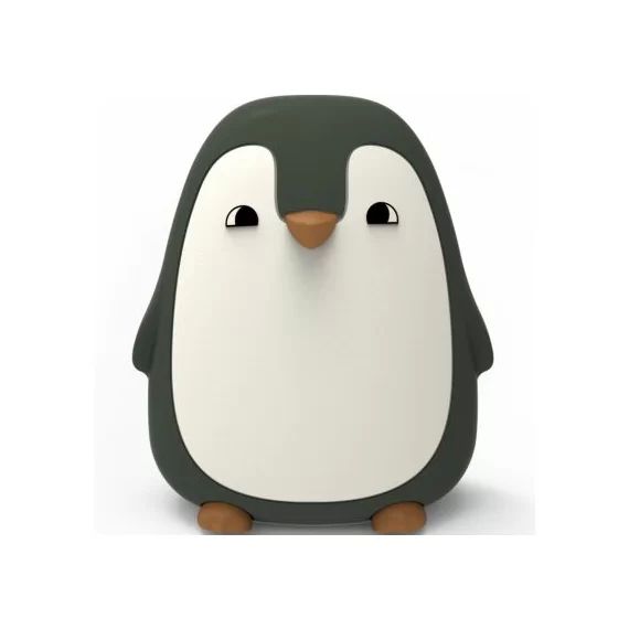 Veilleuse pingouin kaki (13 cm)