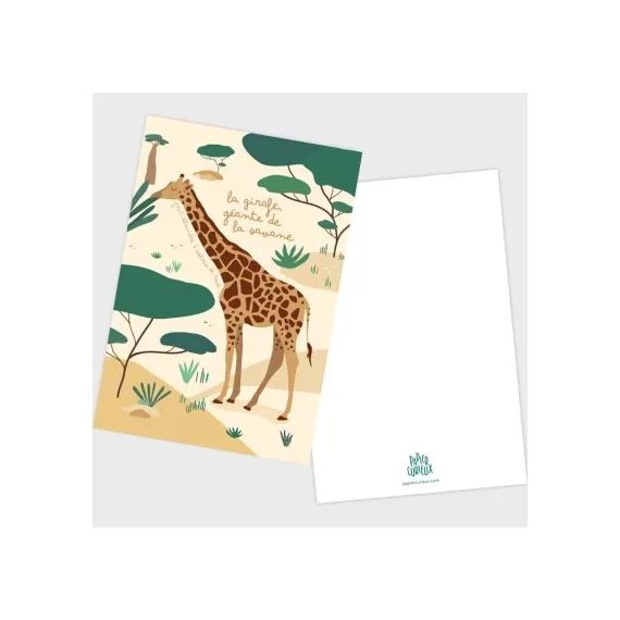 Lot des 7 cartes sauvages (10 x 15 cm)