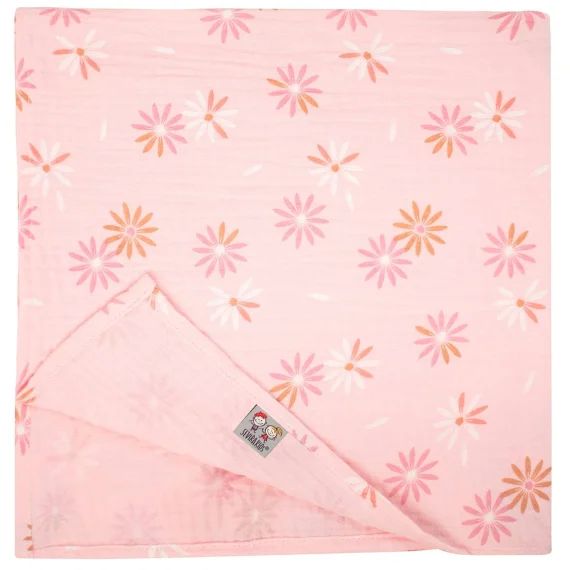 Lange En Gaze De Coton Rosella Rose Imprimé Floral