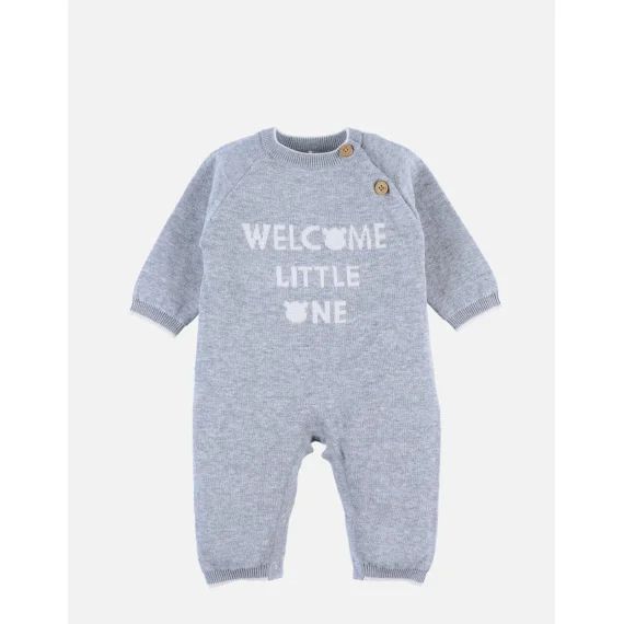 Combinaison Tricot Gris