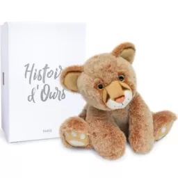 Coffret peluche Bébé Lion (25 cm)