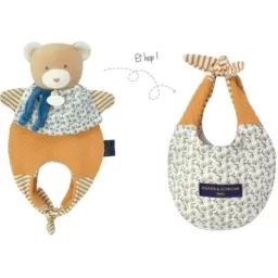 Doudou amusette 3 en 1 Ours Les petits futés