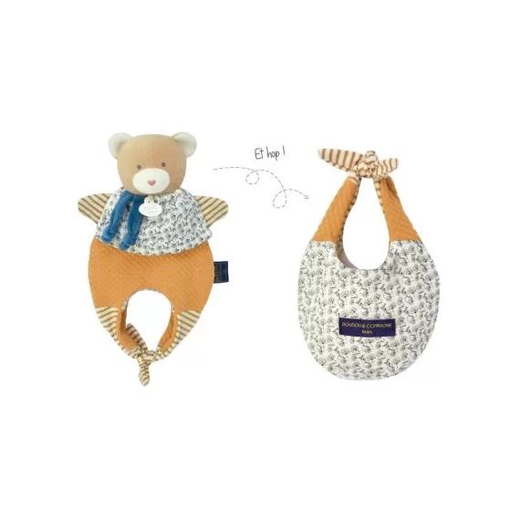 Doudou amusette 3 en 1 Ours Les petits futés