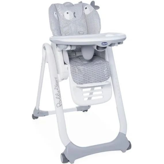 Chicco – Chaise Haute Polly 2 Start Dots Gris