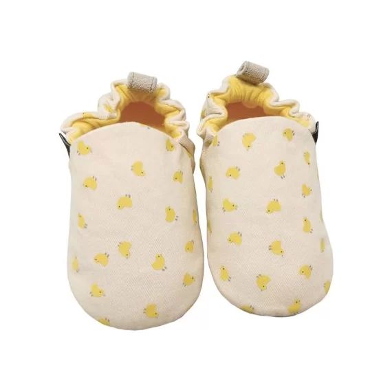 Chaussons en coton et daim Les poussins (12-18 mois)