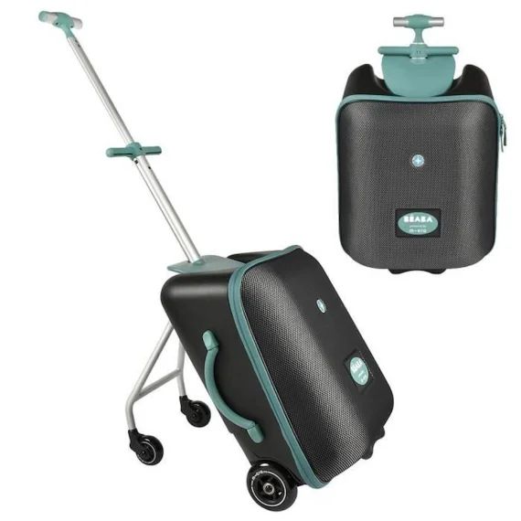 BÉABA Luggage Eazy, Valise cabine avec l&rsquo;assise de voyage bleu