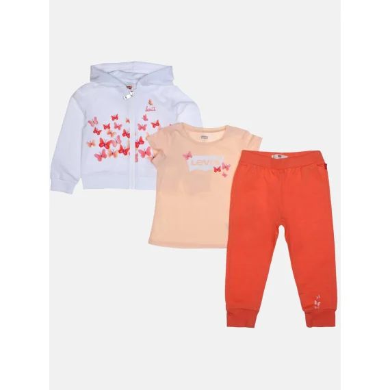 Ensemble 3 Pièces Blanc / Orange
