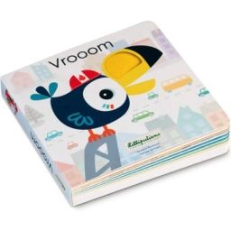 Livre bébé tactile et sonore Vrooom