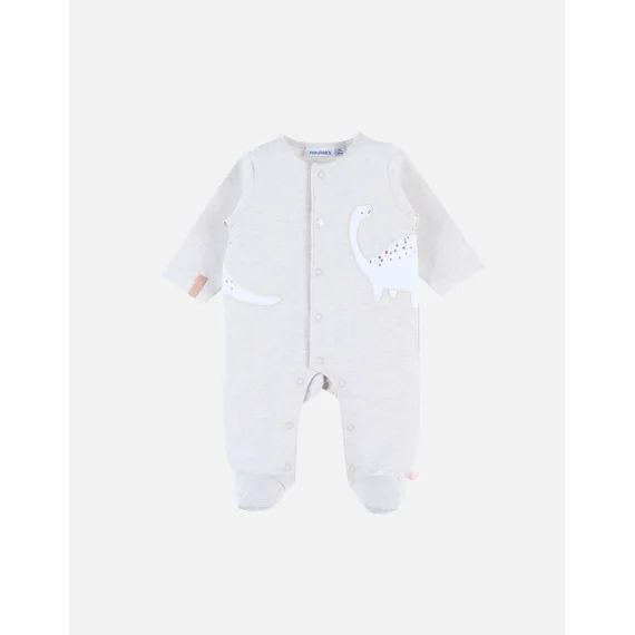 Pyjama Bébé Jersey Ecru