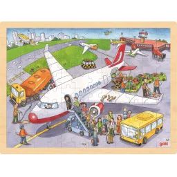 Puzzle A L&rsquo;aéroport Beige