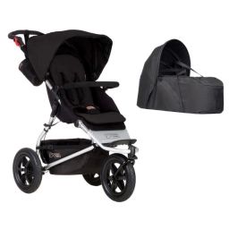 Poussette Mountain Buggy Urban Jungle – Black + Cocoon V2