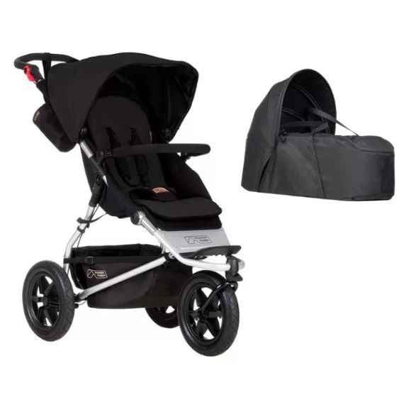 Poussette Mountain Buggy Urban Jungle – Black + Cocoon V2