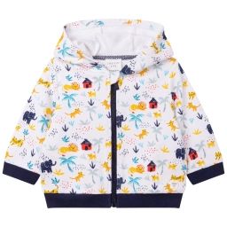 Cardigan a capuche Garçon Blanc