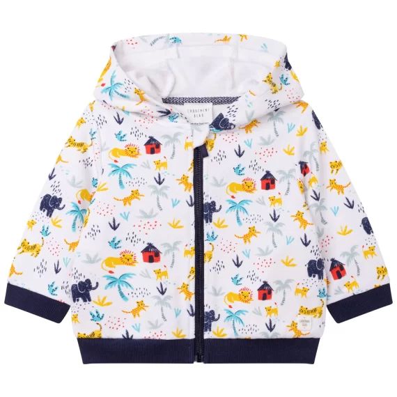Cardigan a capuche Garçon Blanc