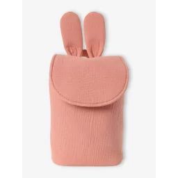 Sac à dos personnalisable en gaze de coton vieux rose
