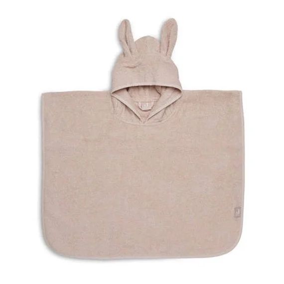 Poncho De Bain Bébé Coton Éponge 1 À 4 Ans Rose – 65 X 62 Cm – Mixte Rose