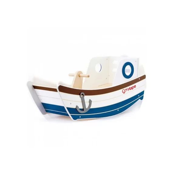 Bateau à bascule en bois