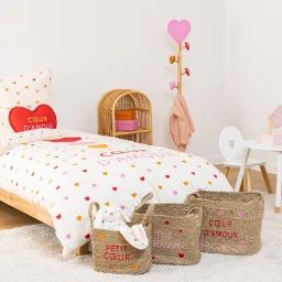 Porte-manteau Enfant Coeur – Solea Beige