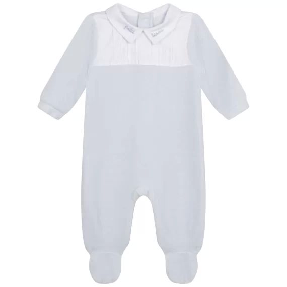 Pyjama en velours Garçon Bleu