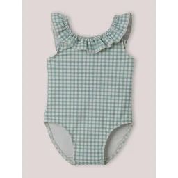 Maillot De Bain 1 Pièce Vichy Vichy Vert D’eau