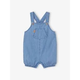 Salopette chambray naissance stone