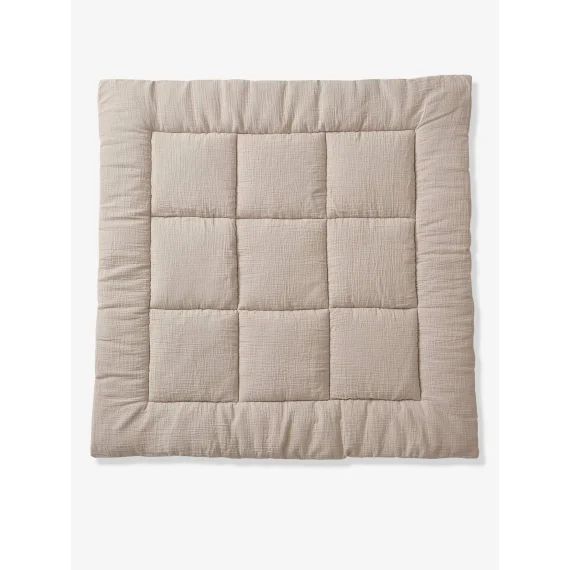 Tapis de sol / Fond de parc bi-matière uni taupe