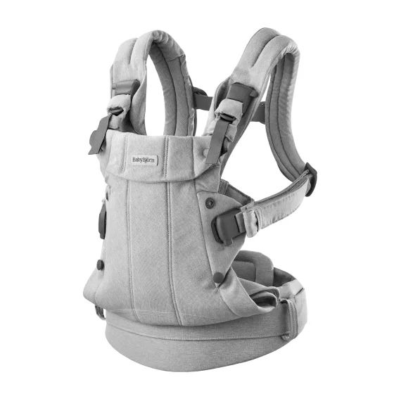 Porte-Bébé Harmony – Gris clair / Tissé chiné