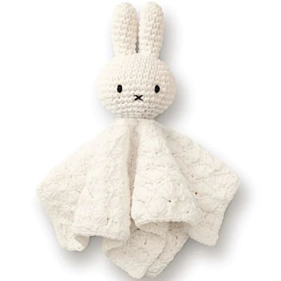 Doudou plat vintage Miffy blanc