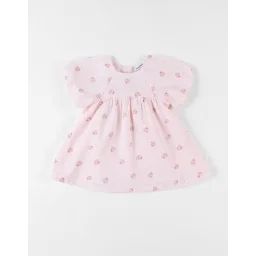 Robe À Imprimé Fleuri Rose