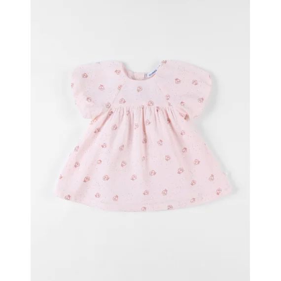 Robe À Imprimé Fleuri Rose