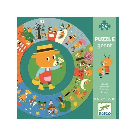 Puzzle Géant L&rsquo;année Multicolore