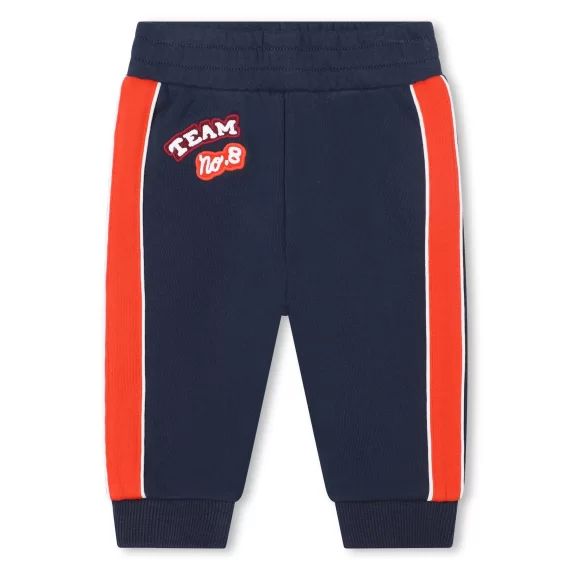 Pantalon de jogging en coton Garçon Bleu