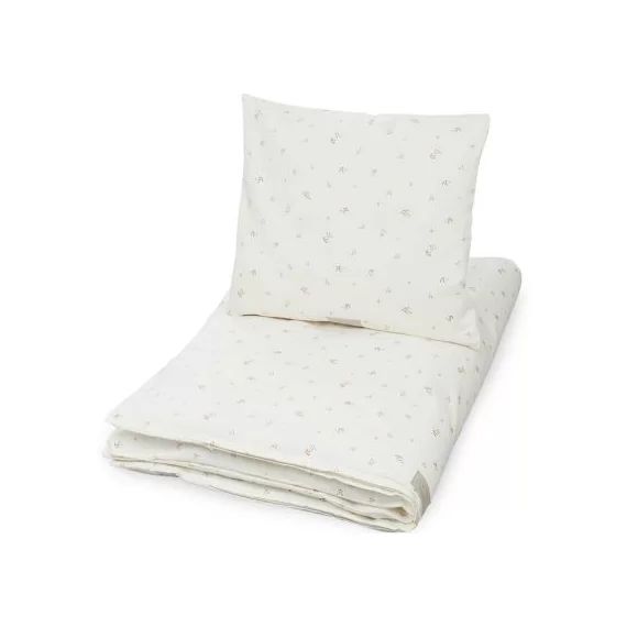 Parure de lit en coton bio Poppies Coquelicot (100 x 140 cm)