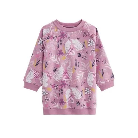 Robe Bébé En Molleton Louisa Rose