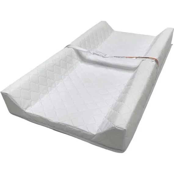 Ingenuity Matelas À Langer Avec Contours Blanc