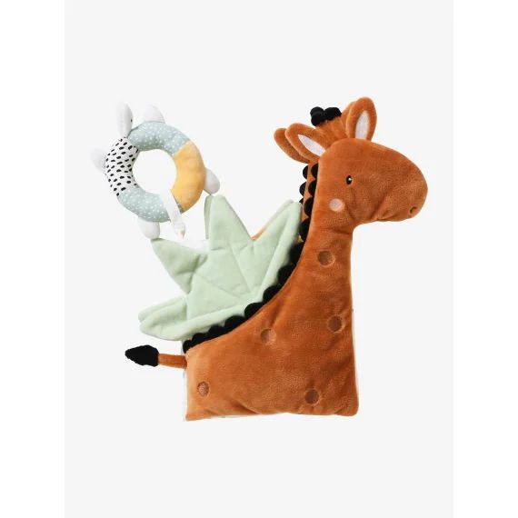 Livre d&rsquo;éveil Girafe TANZANIE marron