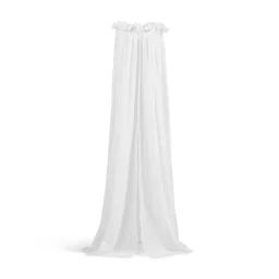 Ciel De Lit En Coton Blanc