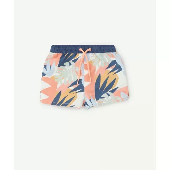 Short de bain bébé garçon en fibres recyclé imprimé fleurs –  – Soldes