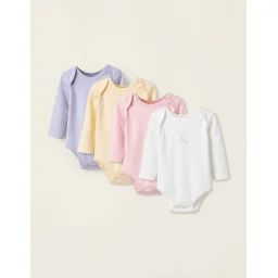 Pack 4 Bodies De Coton Multicolore