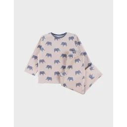 Pyjama En Velours Éléphant Blanc
