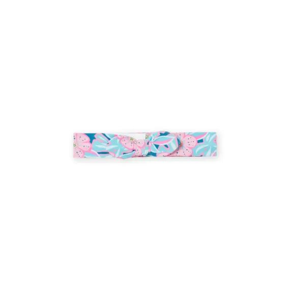Bandeau Bleu Et Rose À Imprimé Fleuri Bébé Fille