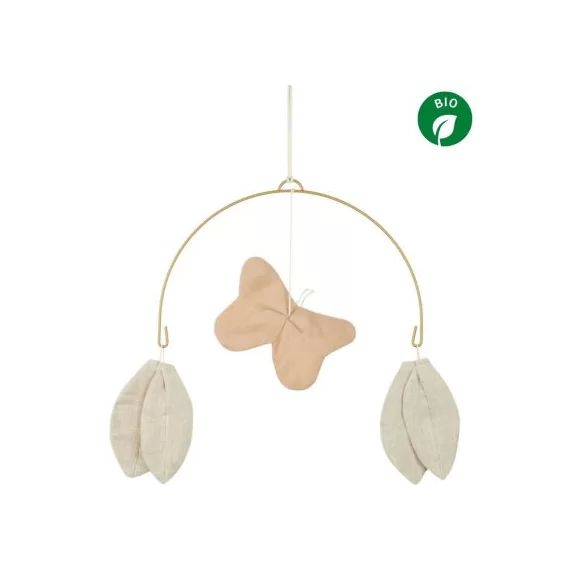 Mobile papillon Lin français sand