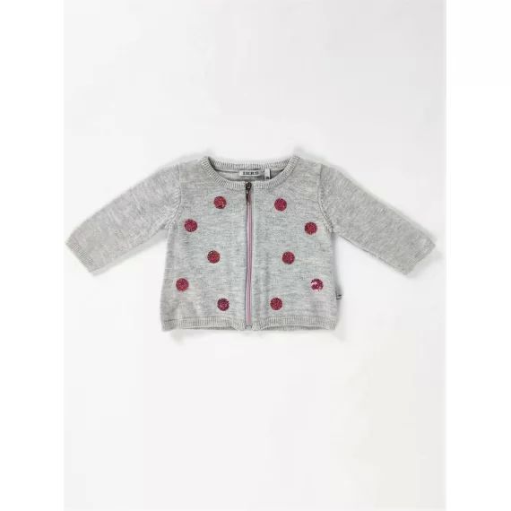 Gilet à pois Fille ou Garçon 3 mois