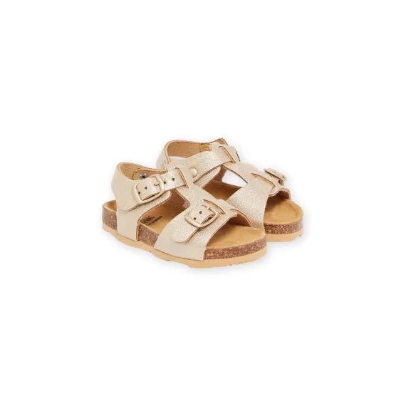 Sandales Dorées Bébé Fille