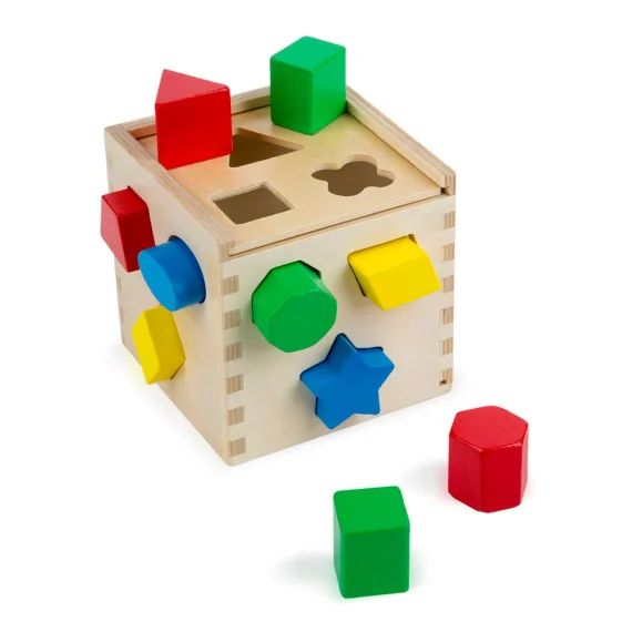 Cube De Tri De Formes Rouge