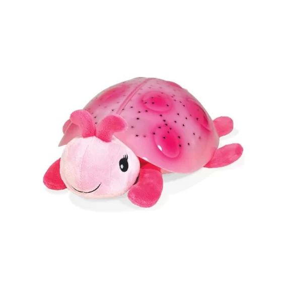 Veilleuse peluche coccinelle rose
