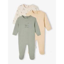 Lot de 3 dors-bien Basics vert