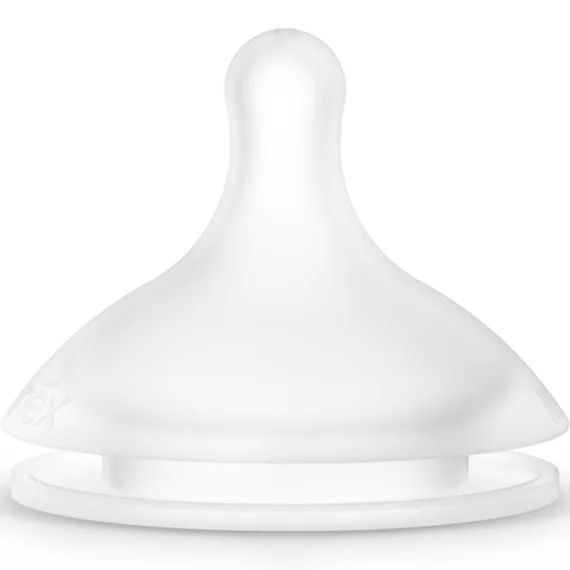 Lot de 2 tétines symétriques SX PRO en silicone débit L (6 mois)