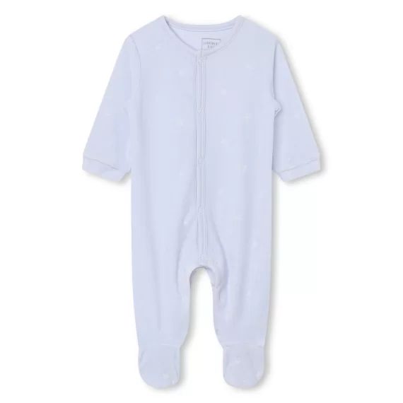 Pyjama en velours étoiles Garçon Bleu