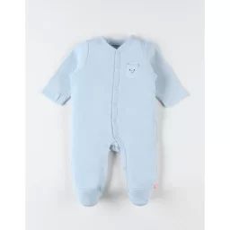 Pyjama dors-bien en jersey BIO bleu